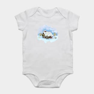 Santa Loves Cookies Baby Bodysuit